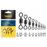 Vrtljivke Delphin Rolling Swivel 4-12