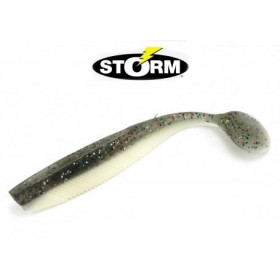 Vaba Storm Vertical Shad 10cm- smoke pearl