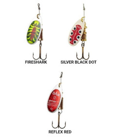Blestivka DAM Effzett Standard Spinner št:5 12g- Fire Shark