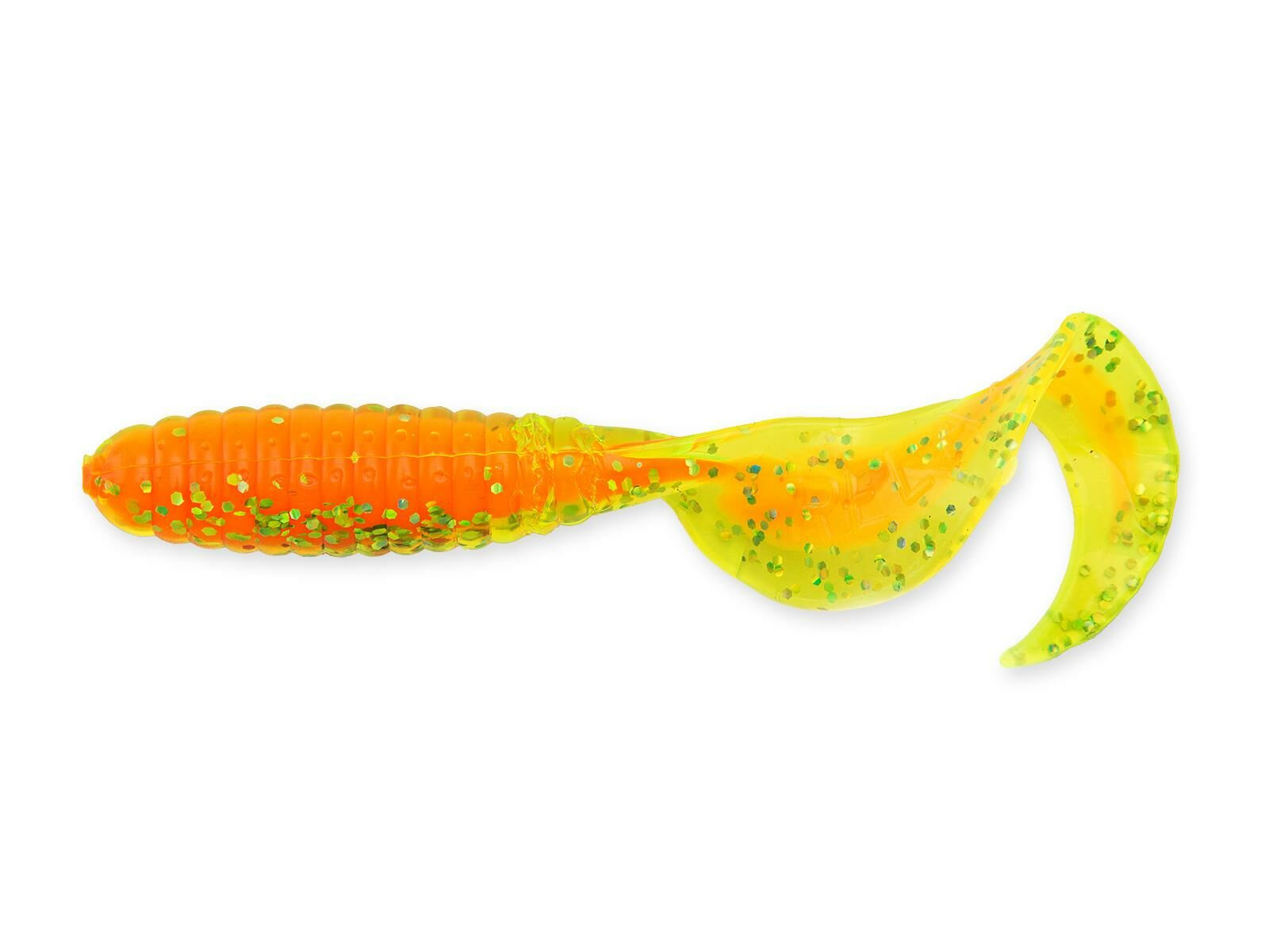 Vaba Relax Twister 4" 10cm 7g- 5pcs/ Chart.-Glitter-Orange