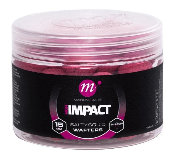 Mainline Hi Impact Balanced Wafters 15mm 150ml- Salty Squid