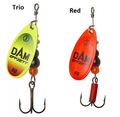 Blestivka DAM Effzett Fluo Spinner št:5 12g