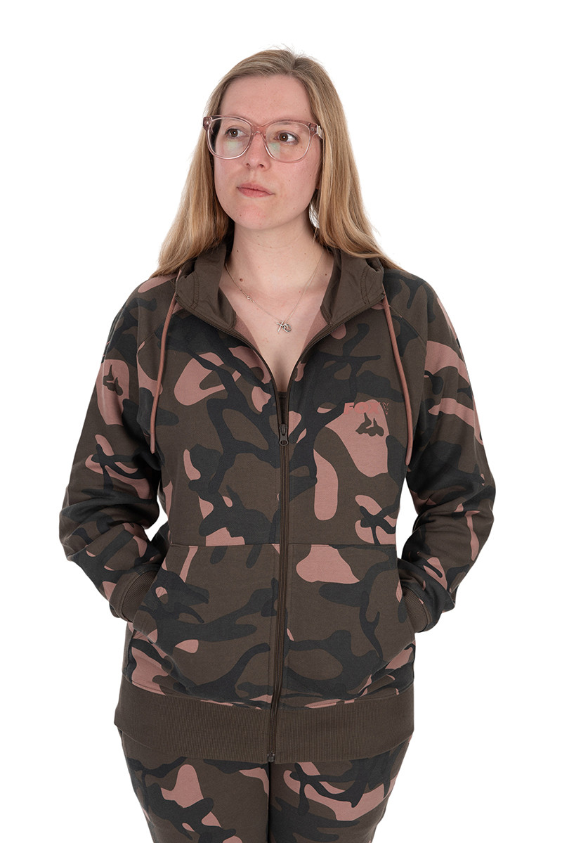 Pulover Fox Women's Zipped Camo Hoody M