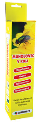 Muholovec v roli Agrolit
