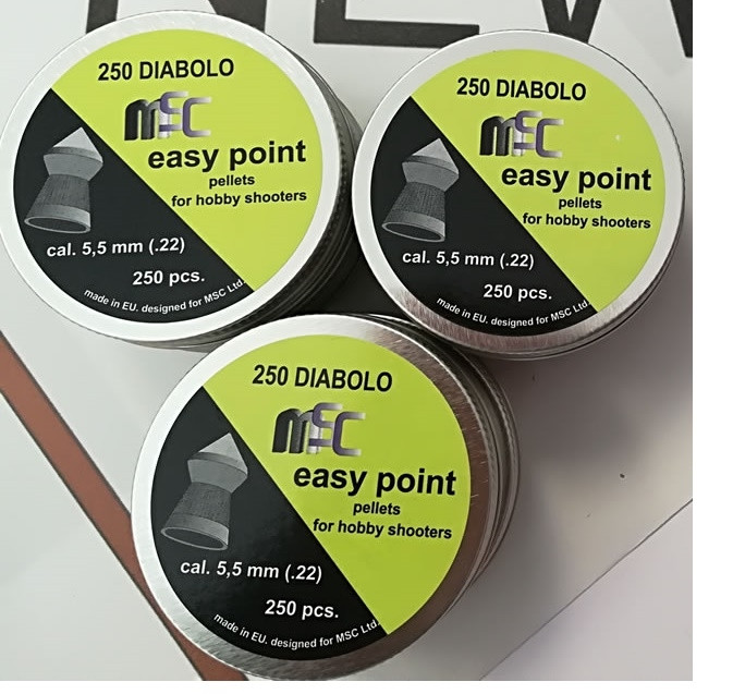Metki za Zračno puško MSC Easy Point 5,5mm 250kom
