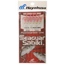 Sistem za morje Hayabusa Sabiki EX030 Hage Red Aurora 4