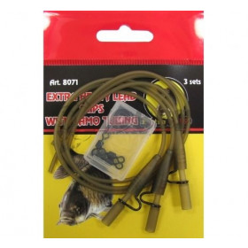 Heavy Lead Clips With Camo Tubing Extra Carp 8071