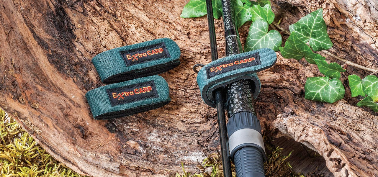 Traka za štap Extra Carp Neoprene Band black 2kom