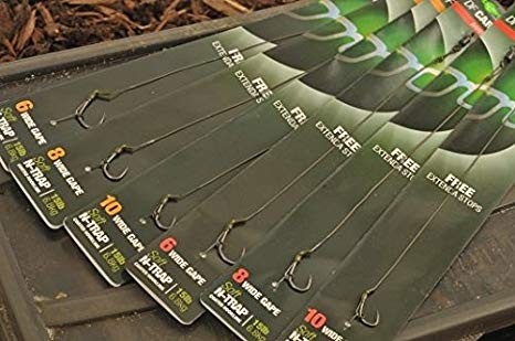 Naveza Korda DF Carp Rig Wide Gape Barbless 6