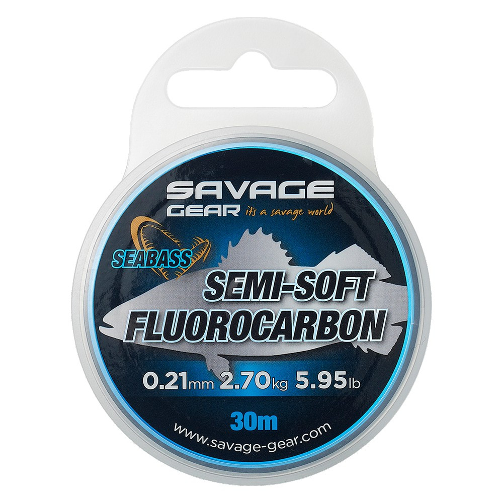 Fluorocarbon Savage Gear Semi-Soft Seabass 0,32mm 30m